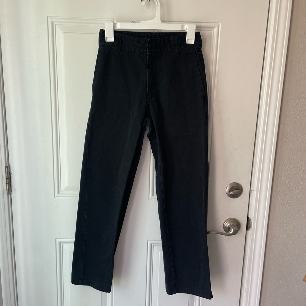 Dickies Black Straight Leg Pants Classic Fit